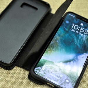 Leder Dual Phone Case, Leder Doppel Phone Case, Hülle für zwei Telefone, 2 Ip, 2 SS Phone Case