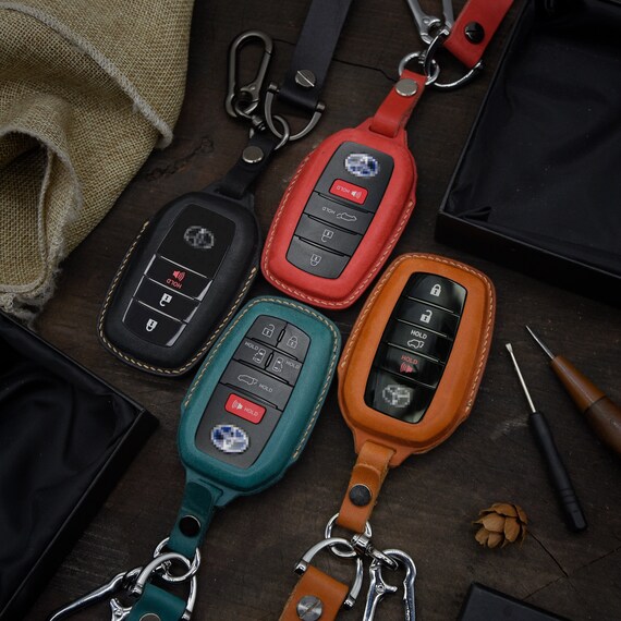 1set Car Key Case & Keychain Compatible With Toyota, Key Fob Cover