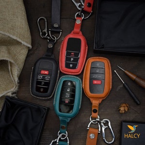 Key fob Cover for RAV4 PRIME, Venza Hybrid, Sienna Hybrid, Mirai, Land Cruiser (2018- 2021), Personalized Keychain