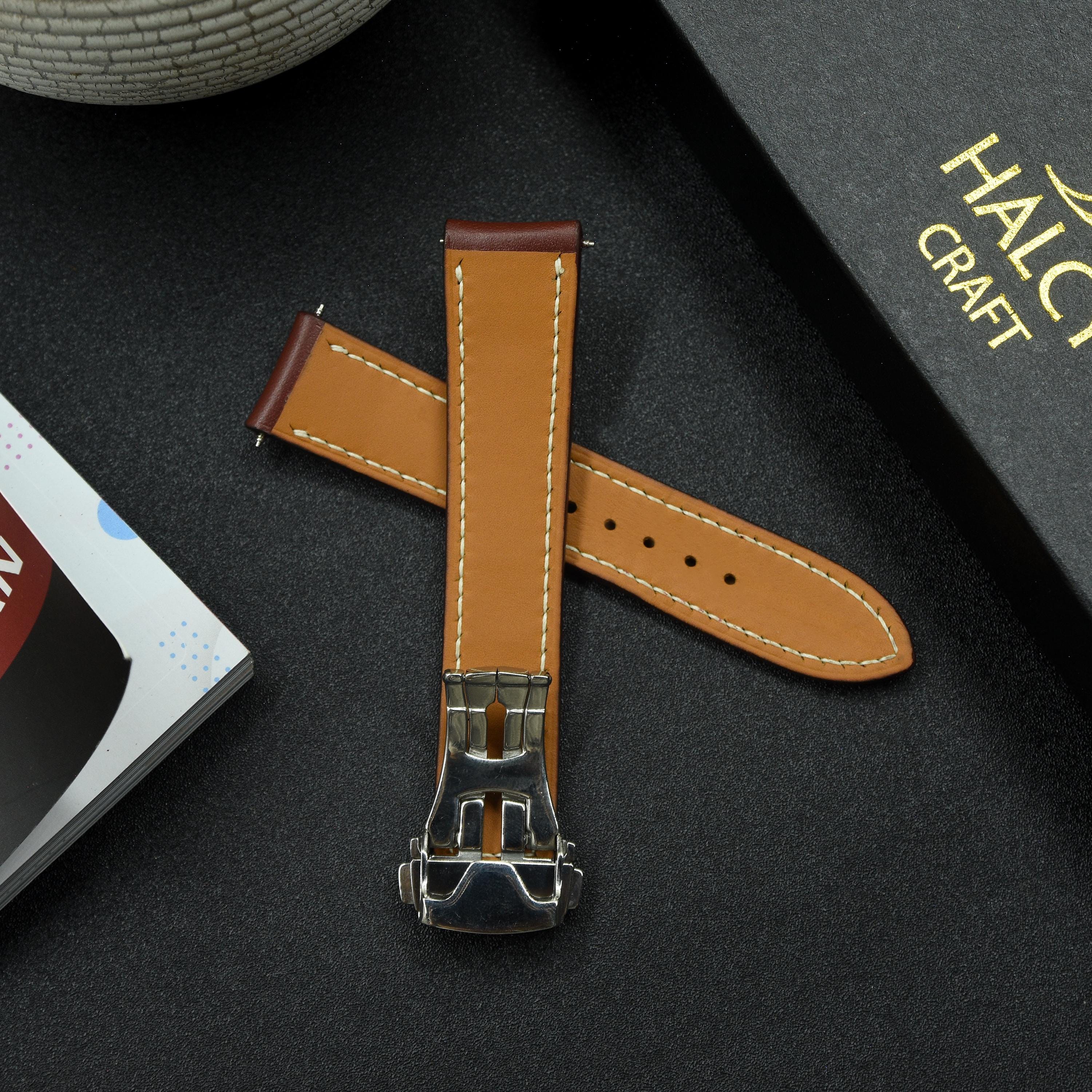 【LLOYD】fW Premium Zermatt Leather Strap Quick Release Beige Tapered Leather Watch Bands + Zermatt