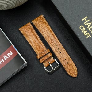 Pair of Michele Leather Watch Bands 38/40/41/42mm and 42/44/45/46/49mm Ballet Pink Leather  main image 3
