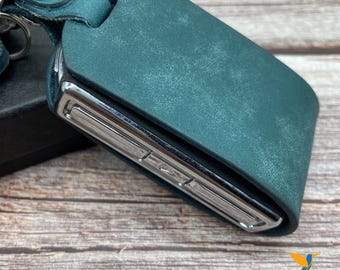 Leather Key Case for 2020-2026 S60, S90, XC60, XC90, EX30, EX90 - Custom Fob Gift