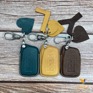 Leather Key Case for 2020-2025 IS, ES, nx, rx, gx, lx, rz - Custom Fob Gift