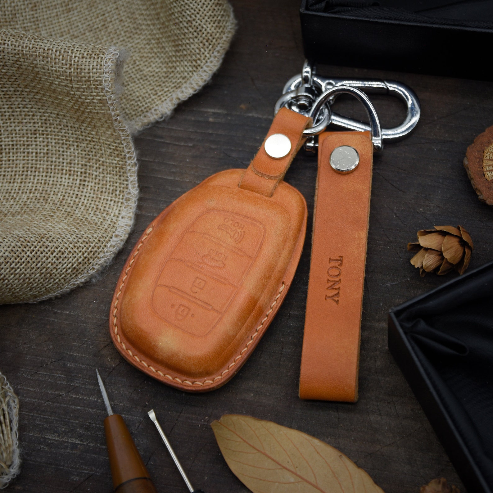 Leather Smart Key Fob Cover Protector Keyless Remote Holder 4 Etsy