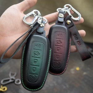 Étui porte-clés en cuir pour 2013-2017 MKTT, MMKS, 2011-2018 Escape, Cmax, Edge, Explorer, Expedition, Focus, Flex, Taurus 5