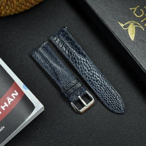 REMBORDE 腕時計ベルト20mm CORNICHE / クロノグラフ用 替えベルト 20mm レザー チョコレート