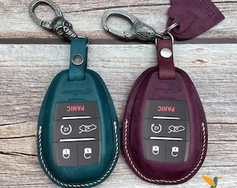 Leather Key Case for 2020-2026 Giulia, Stelvio, Tonale - Custom Fob Gift
