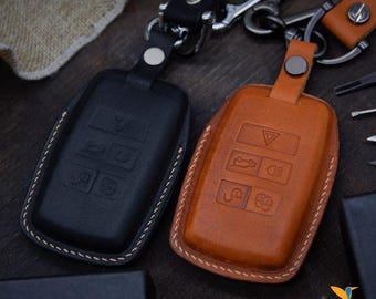 Leather Key Case for 2020-2026 F-Pace SUV, I-Pace EV - Custom Fob Gift