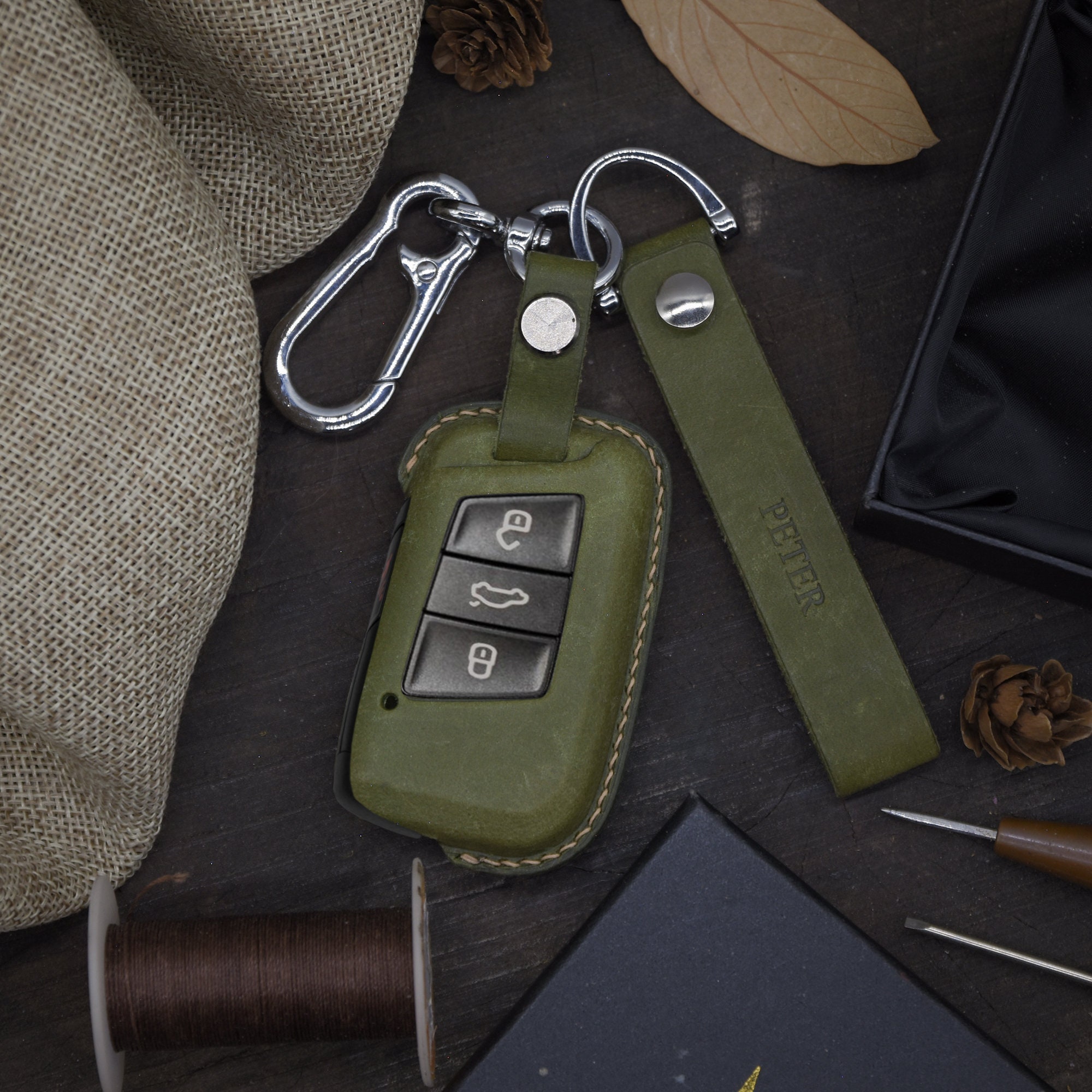 Key Fob Cover Fit for Atlas Tigaun Pasat Jeta Arteonn Golf Aiitrack ...