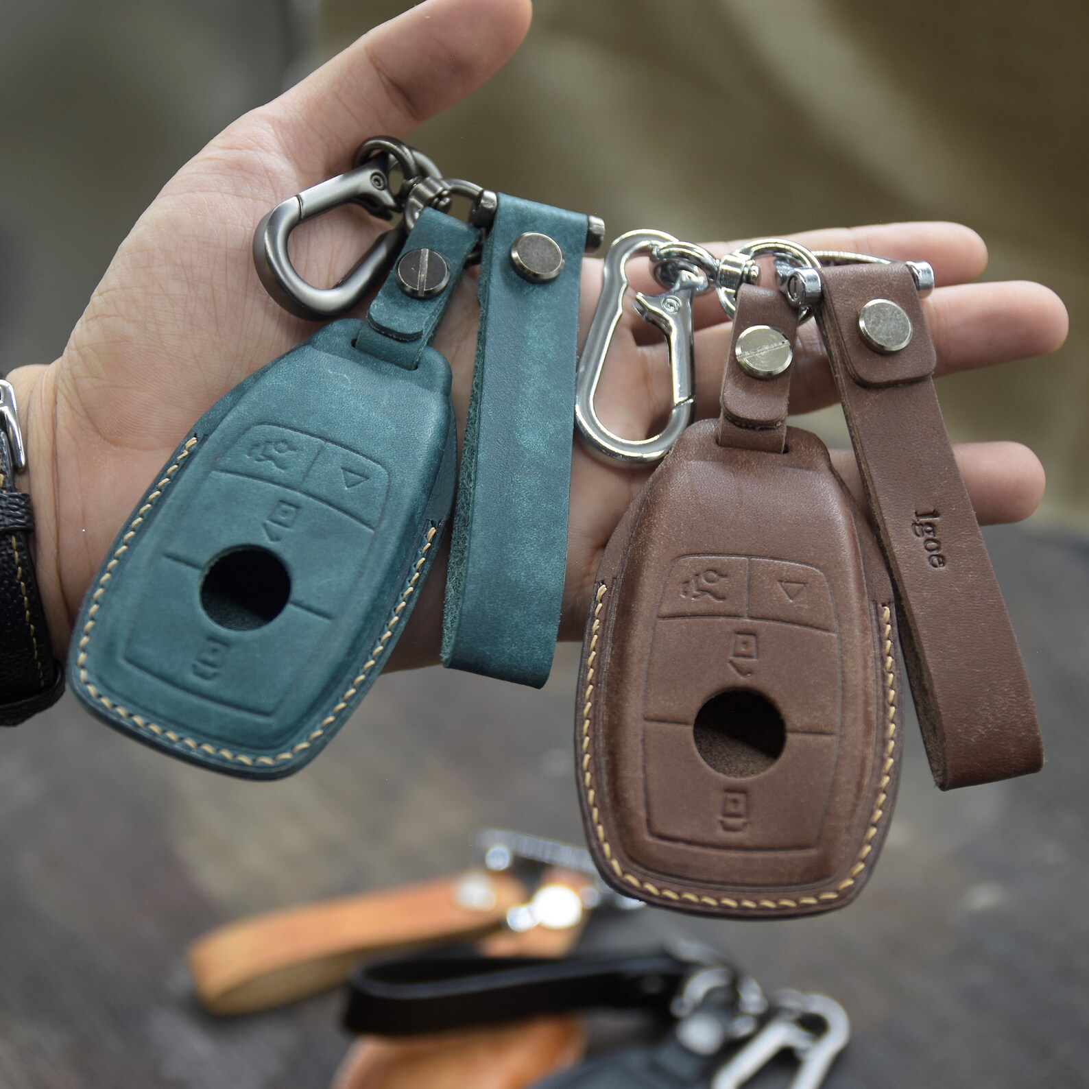 Fob Cover Leather with Keychain Protector Key case Compatible Etsy