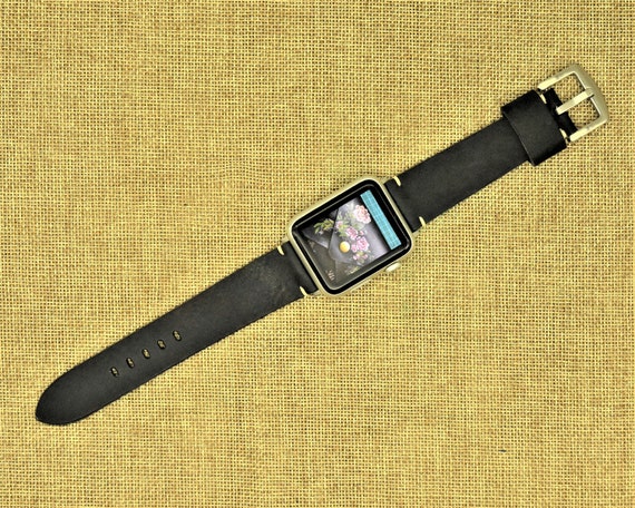 Leather Watch Band Fit for Apple Series 