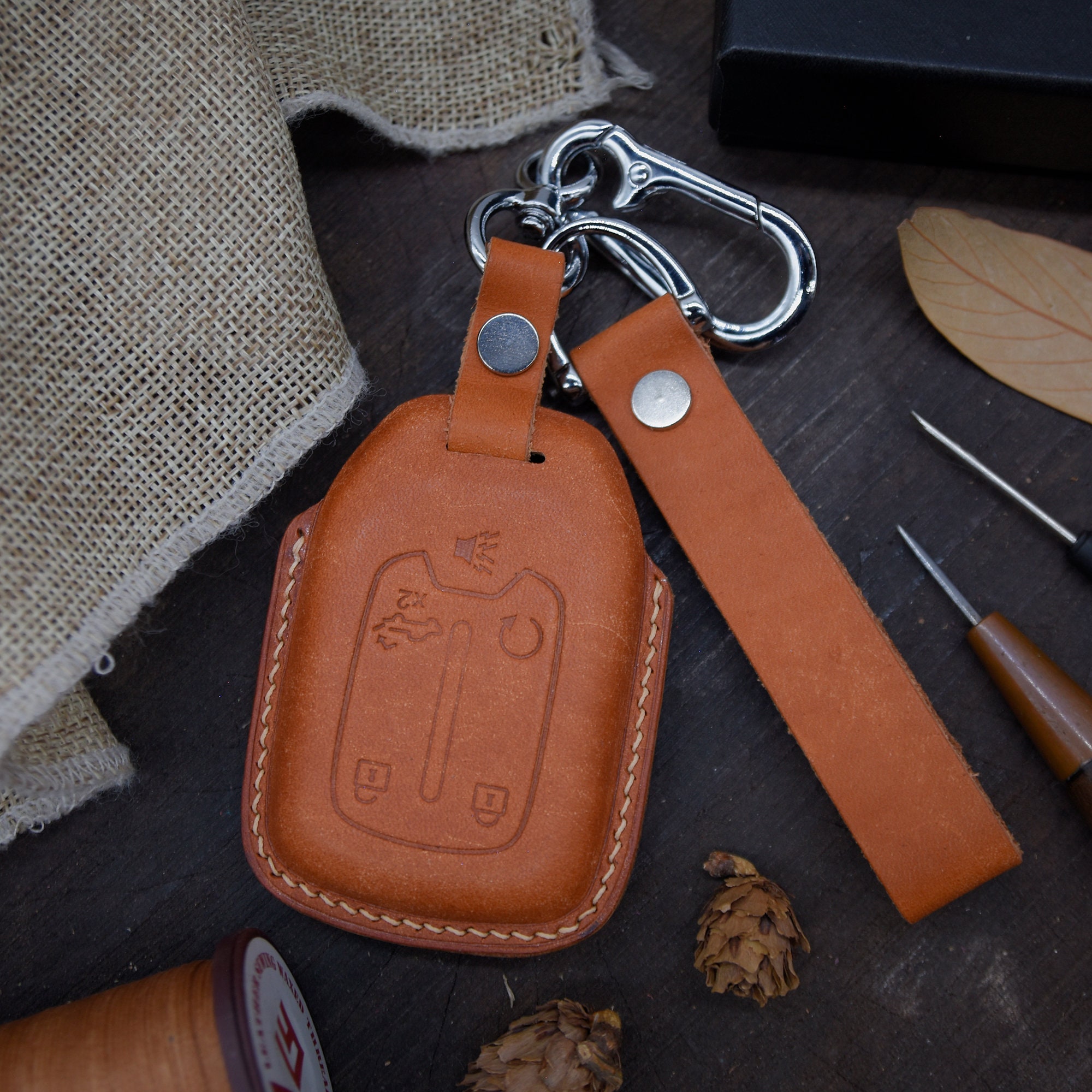 Leather Key Fob 