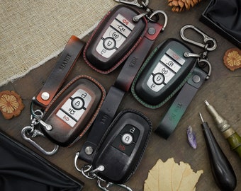 Key Fob Cover 3, 4, 5 Buttons For BRONC0 (2021 2022 2023 2024), Key Holder BRONC0 Sport, Sasquatc, etc. Personalized Keychain