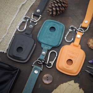 Leather Key Fob Cover Protector for I3 I8, Ect (2014-2019), Personalized Keychain