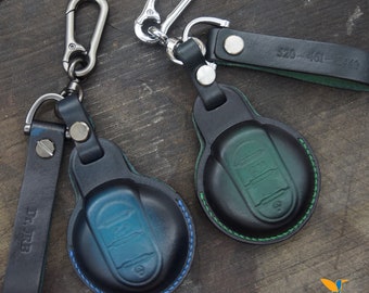 Leather Key Case for 2020-2026 Cooper, JCW, Convertible, Countryman, SE - Custom Fob Gift