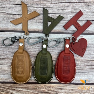 Leather Key Case for 2020-2025 QX50, QX55, QX60, QX80, Vision Qe - Custom Fob Gift
