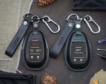 Leather Key Case for 2020-2026 Giulia, Stelvio, Tonale - Custom Fob Gift