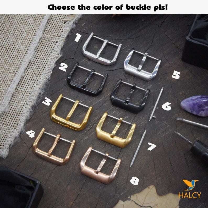 Navy Blue Alligator Leather Watch Strap Quick Release Pins Etsy