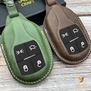 Leather Key Case for Ghibli, Levante, Quattroporte, GranTurismo, MC20 – Custom Fob Gift for Car Lovers