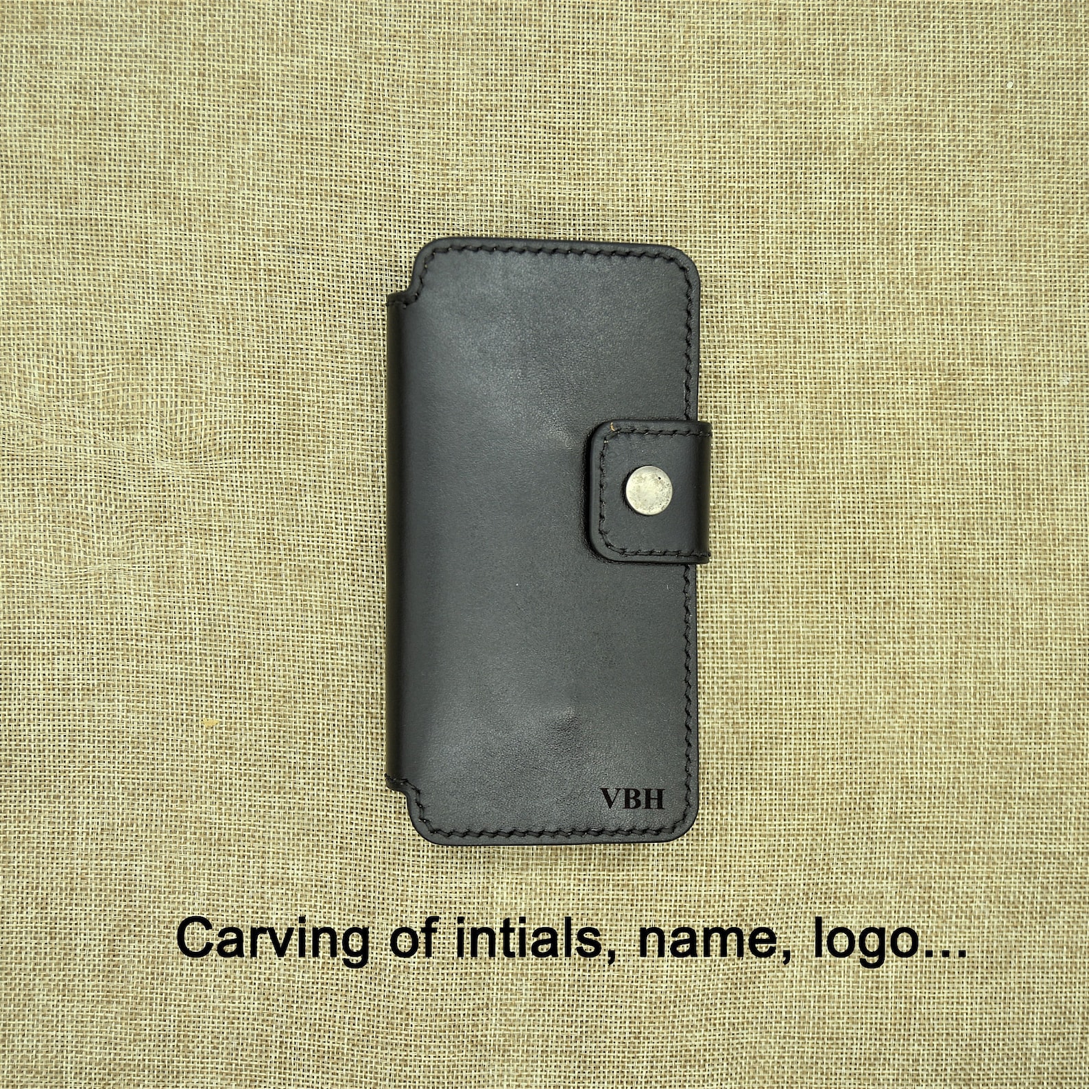 Leather Dual Phone Case, Leather Double Phone Case, Case Holds Two