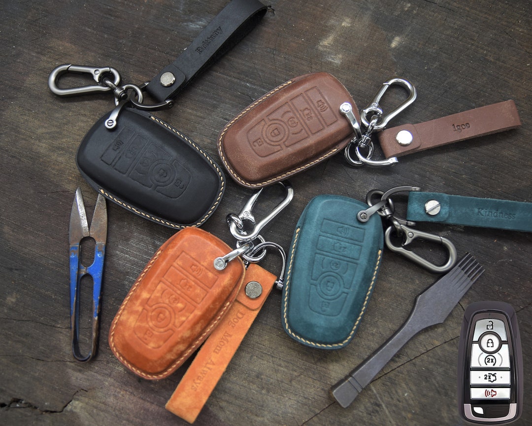 Key Fob Cover 5 Buttons for Explorer, Expedition, BRONC0, Edge, Escape