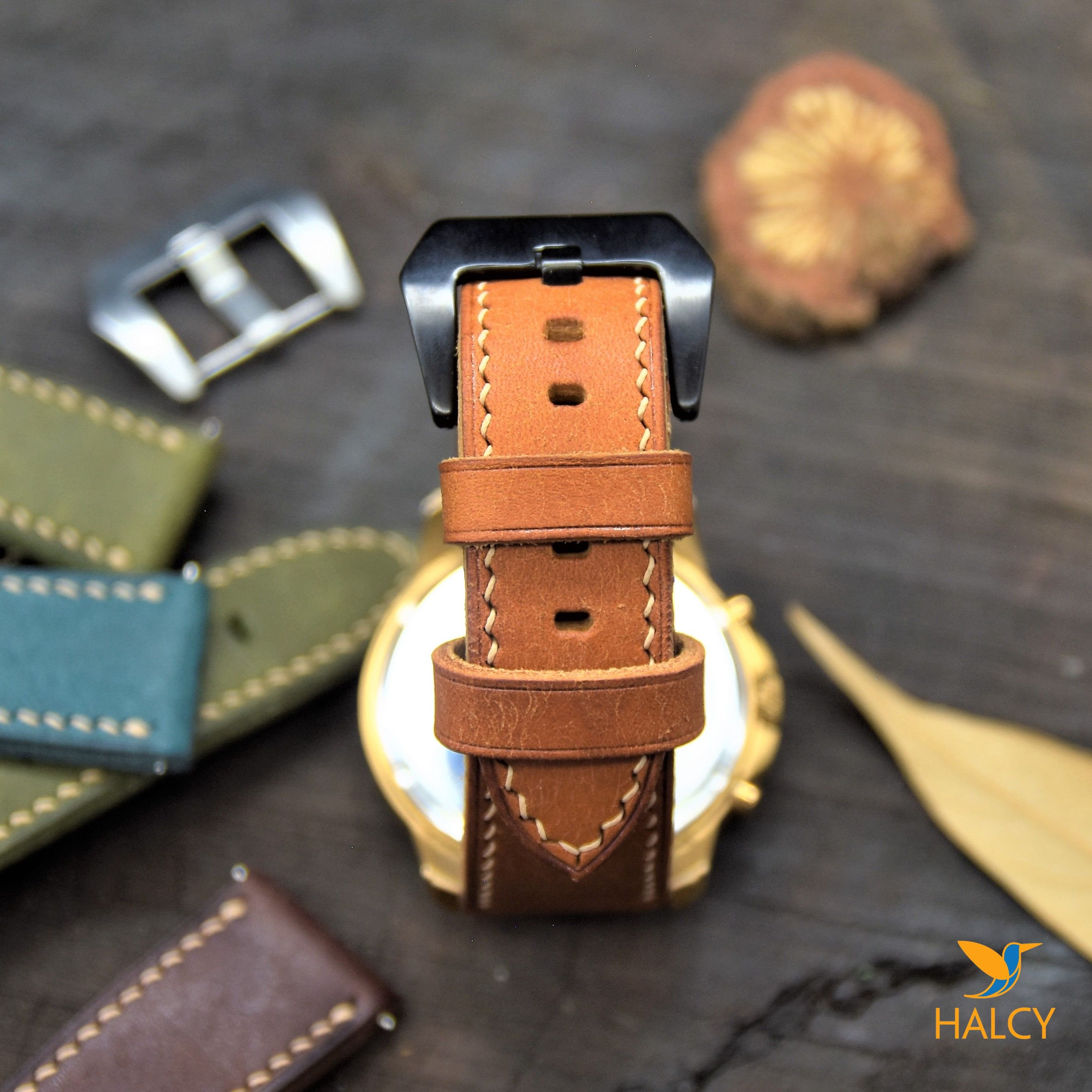 Custom Handmade Leather Watch Strap Thick Fullgrain Etsy