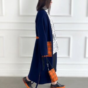 One of a Kind Kimono 'orANGE' with Mini Bag as Gift image 9