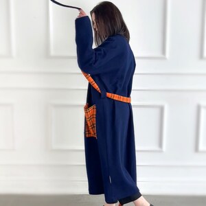 One of a Kind Kimono 'orANGE' with Mini Bag as Gift image 6