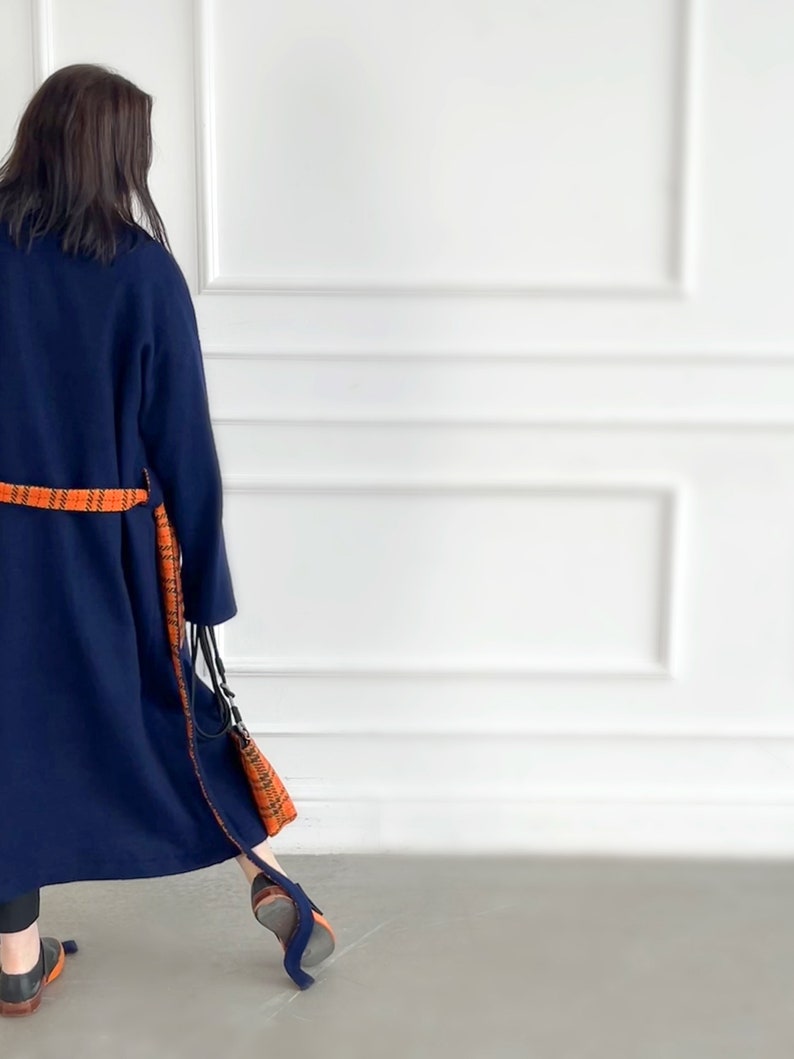 One of a Kind Kimono 'orANGE' with Mini Bag as Gift image 10
