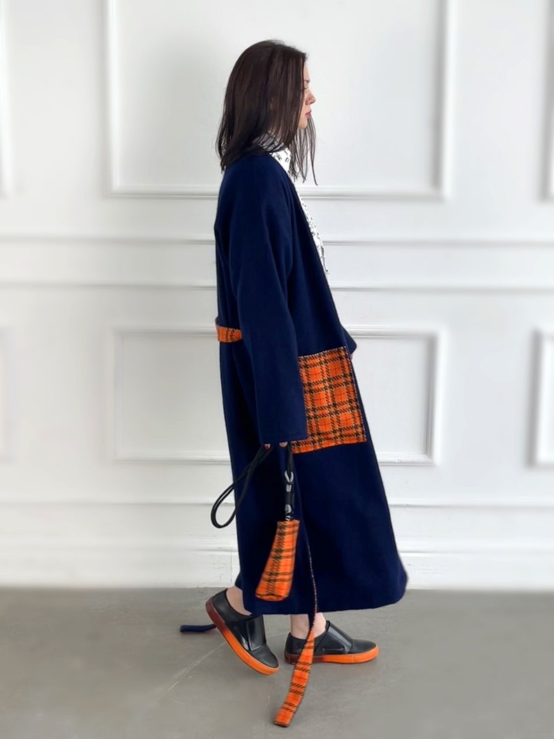 One of a Kind Kimono 'orANGE' with Mini Bag as Gift image 8