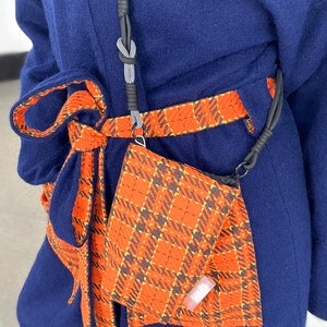 One of a Kind Kimono 'orANGE' with Mini Bag as Gift image 3