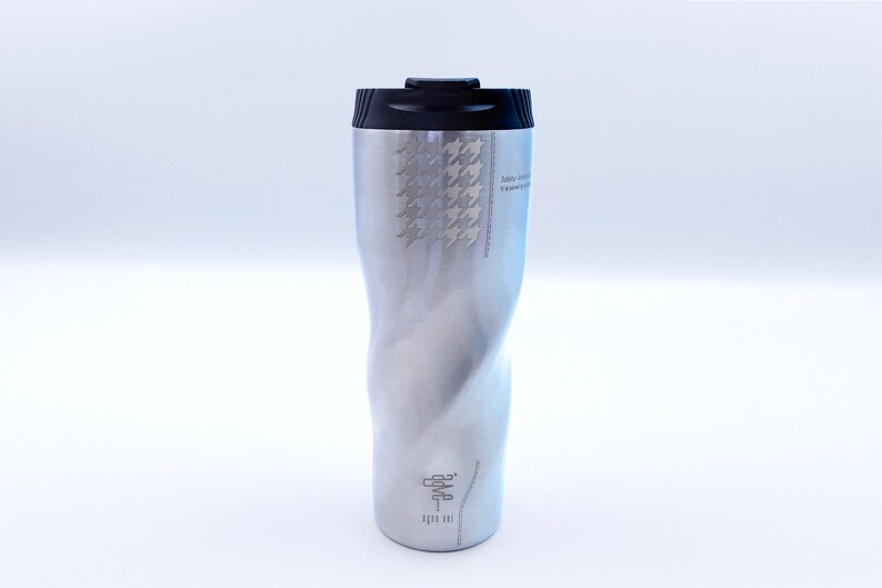 Travel mug Solvitur Ambulando SA Silver