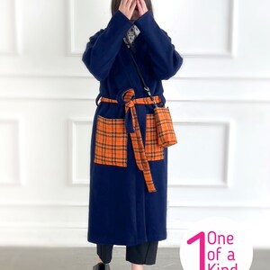 One of a Kind Kimono 'orANGE' with Mini Bag as Gift image 5