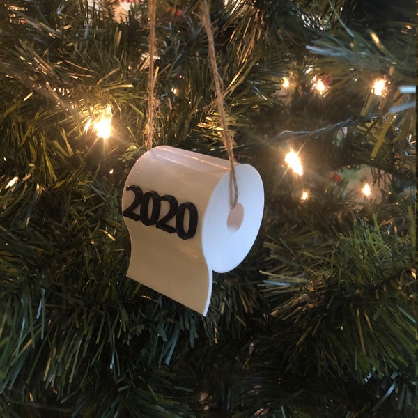 2020 Toiletpapier Corona kerstversiering, kerstornament, COVID-19 Kerstcadeau 2020, Cadeau voor papa, Cadeau voor mama, Pandemie, COVID