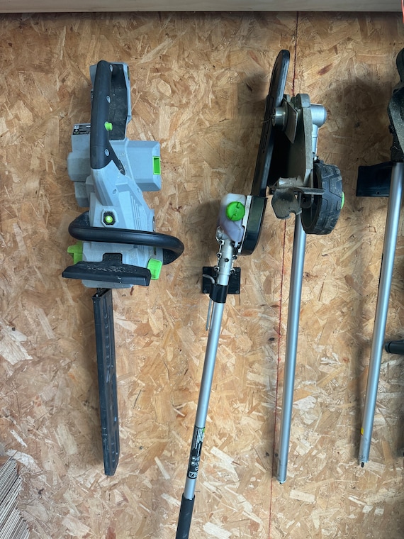 Compatible With EGO Multi-Head Storage Hook – 4-Pack Wall Mount For Trimmers, Weed Eaters & Yard Tools – Space-Saving Garage Organizer