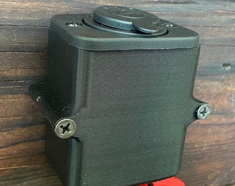 12V Cigarette Lighter Socket, 12V Power Outlet Receptacle for Car Marine Motorcycle ATV RV, with Wire Fuse DIY Kit