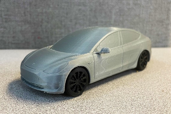 Tesla Model 3 modèle imprimé en 3D personnalisé Jouet pour enfants