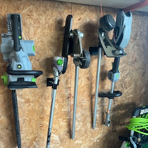 EGO Trimmer / Powerhead / Attachment Wall Mount Universal short | Power Tool Holder | Organization | 3D printer Organizer | Gift Idea