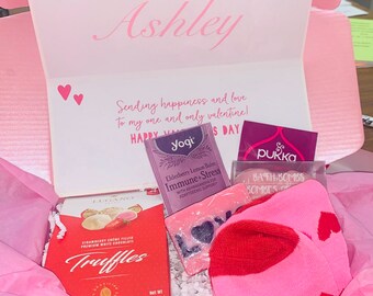Personalized Valentine’s Gift Box, Vday Spa Gift, Vday Gift Teen Girl, Valentine’s Beauty Gift, Mystery Box