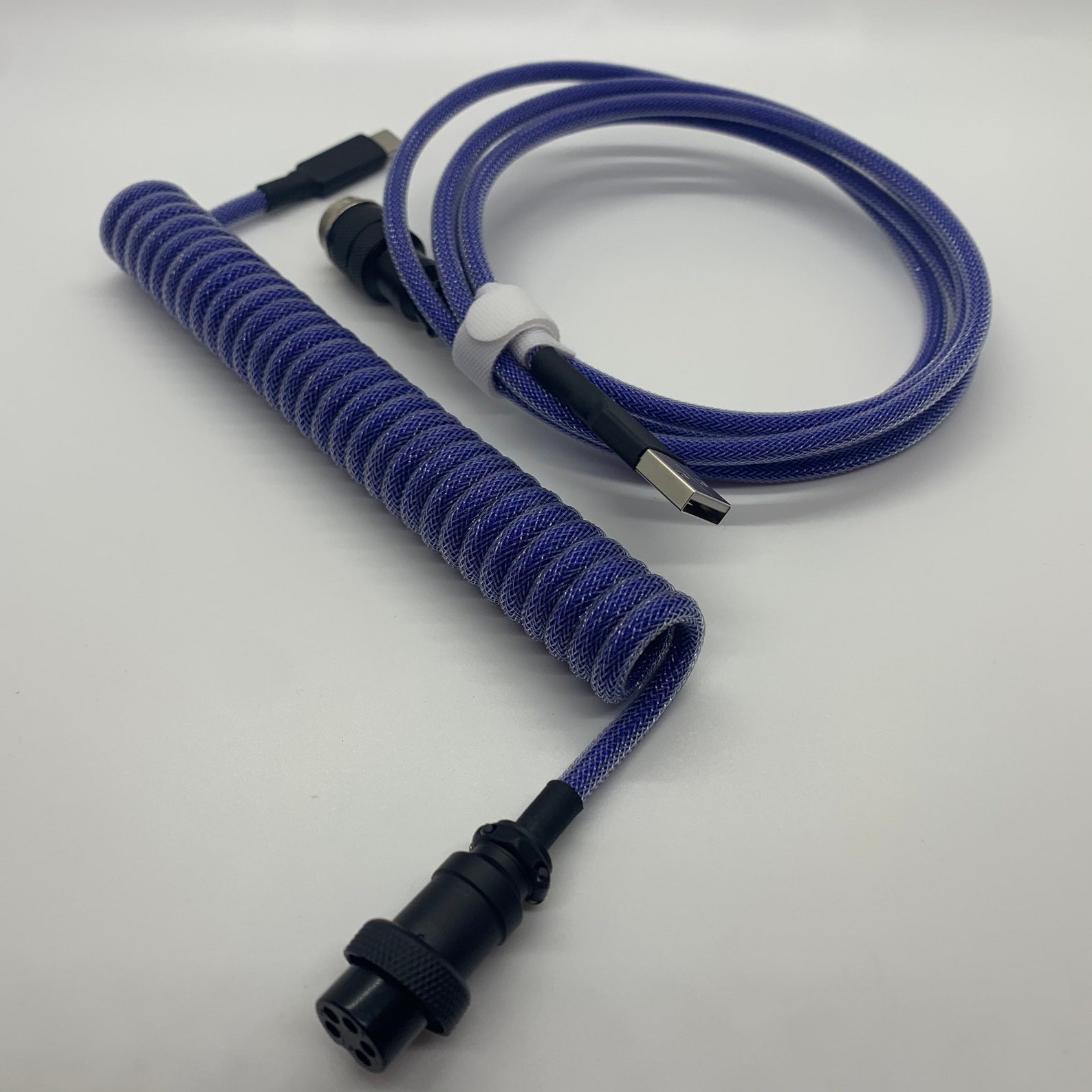 Cable de teclado USB enrollado personalizado con conector Etsy Cable de teclado USB enrollado personalizado con conector Etsy