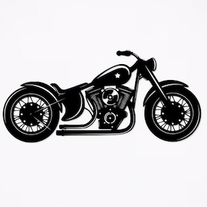 Motorcycle - Metal Wall Art / Housewarming Gift / Home Decor / Metal Wall Decoration / Motorcycle Metal Wall Art / Motorcycle Wall Decor