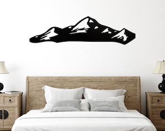 Mount Bachelor Metal Wall Art: Oregon Mountain Home Decor