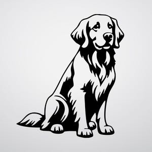 Golden Retriever Metal Wall Art / Golden Retriever Wall Art / Golden Retriever Metal Art/  Metal Wall Decoration / Dog Wall Art / ACM