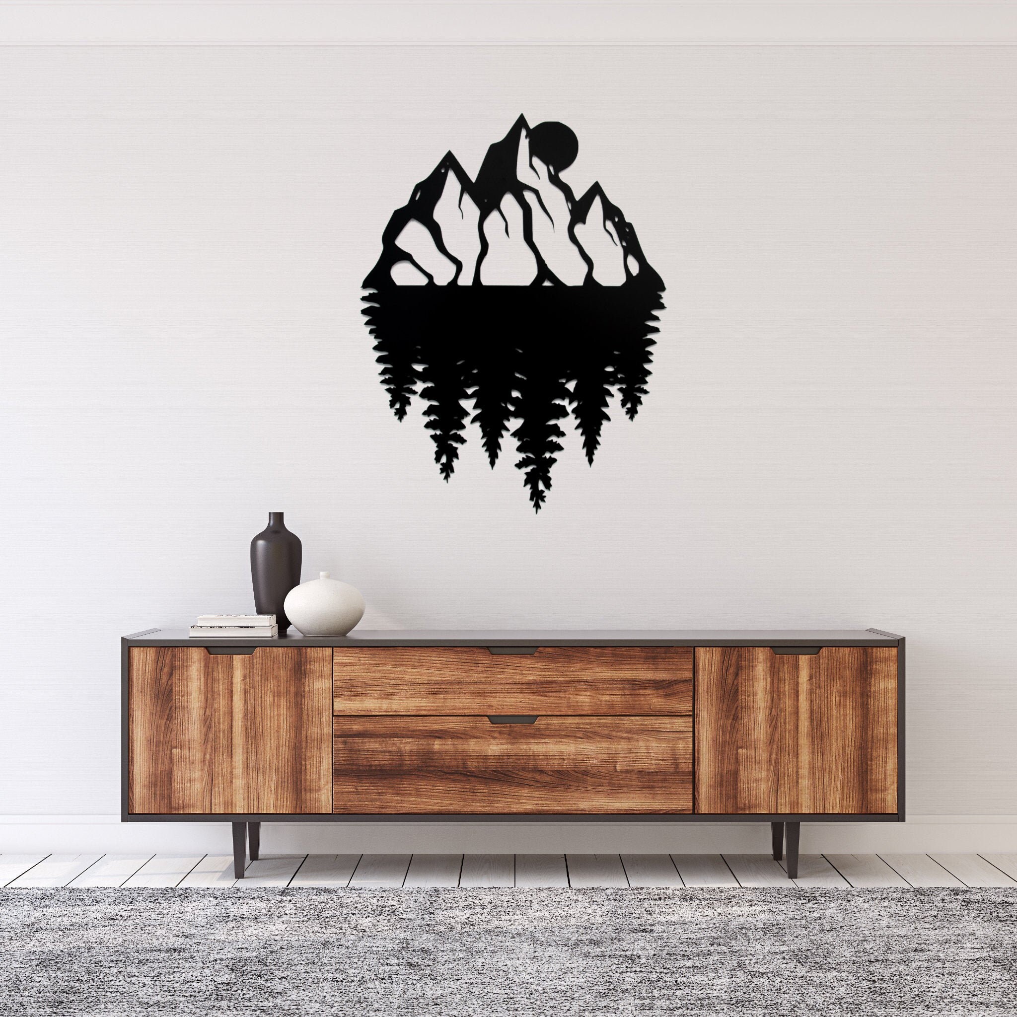 Rocky Mountain Sunset Metal Wall Art / Housewarming Gift / Etsy