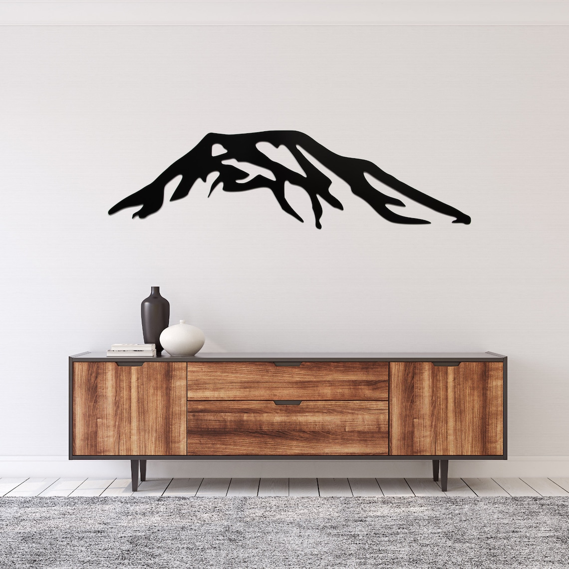 Mount Rainier Metal Wall Art / Housewarming Gift / Home Etsy