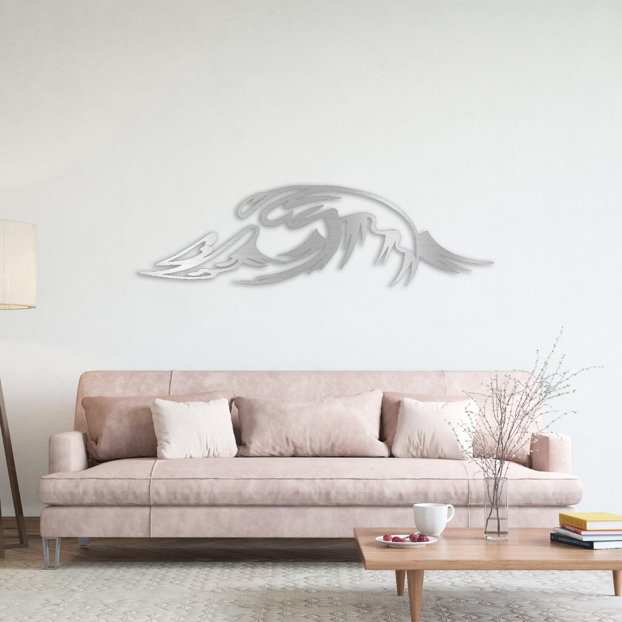 Waves Metal Wall Art / Housewarming Gift / Home Decor / Etsy