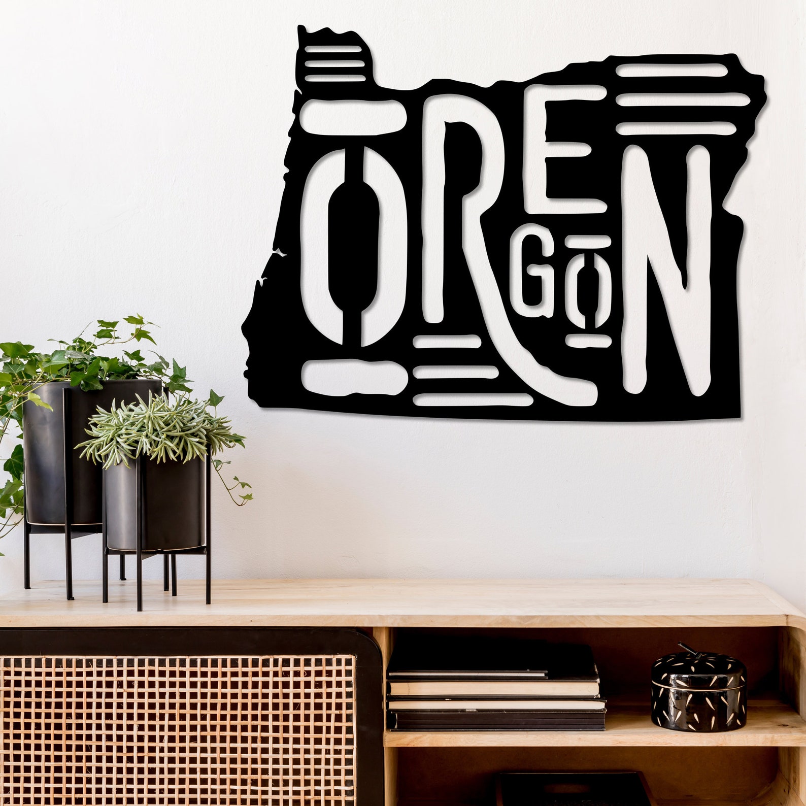 Oregon State Metal Wall Art / Housewarming Gift / Home Decor Etsy