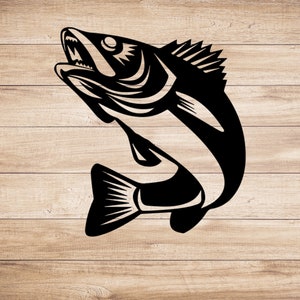Walleye Fish - Metal Wall Art / Housewarming Gift / Home Decor / Metal Wall Decoration, ACM