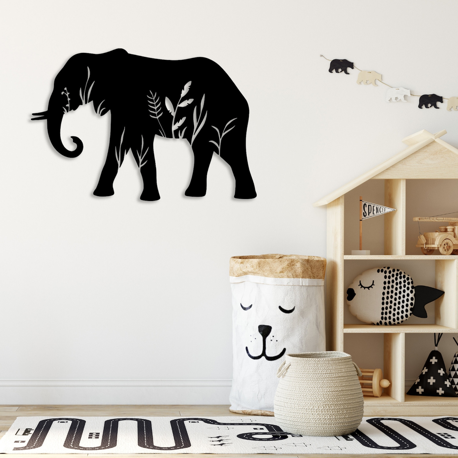 Elephant - Metal Wall Art / Housewarming Gift / Home Decor / Metal Wall ...