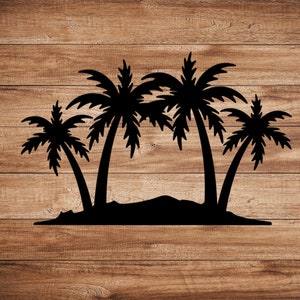 Palm Tree Metal Wall Art Metal Palm Tree Decor Metal Tree Wall Art Tree Sign Metal Wall Decor Wall Hanging Home Living Room Decoration